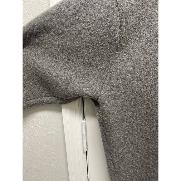 By Anthropologie Hygge Cardigan wool open front oversized gray brown size M/L - Picture 7 of 8
